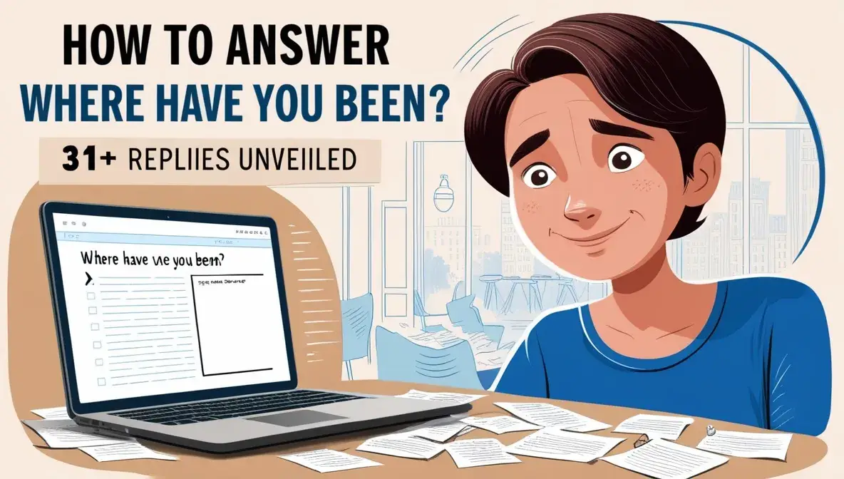 How to Answer Where Have You Been? 31+ Replies Unveiled