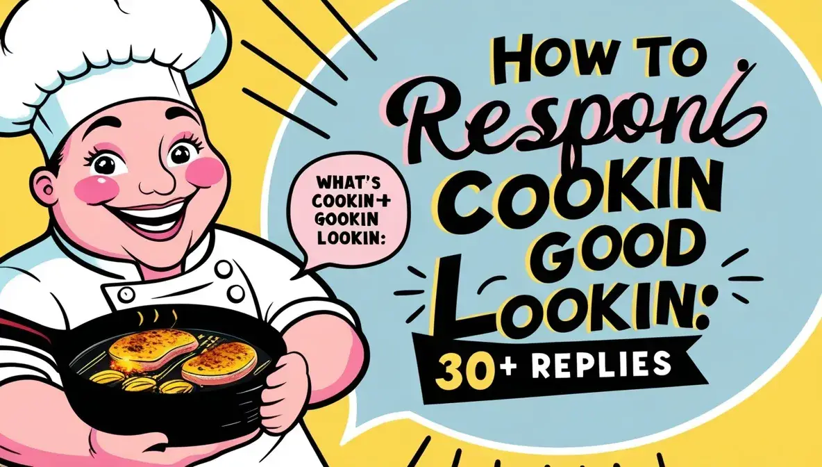 How To Respond To What’s Cookin Good Lookin: 30+ Replies