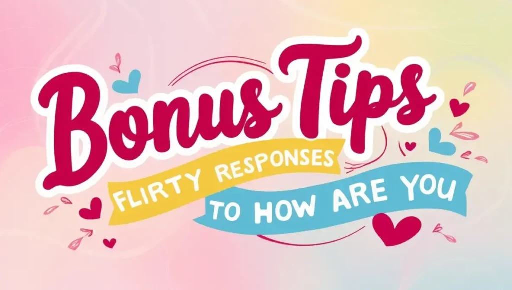 Bonus Tips