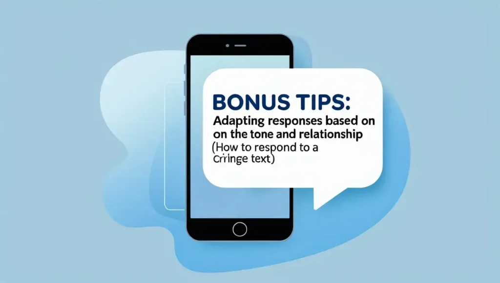 Bonus Tips: Adapting Responses Based on Tone and Relationship