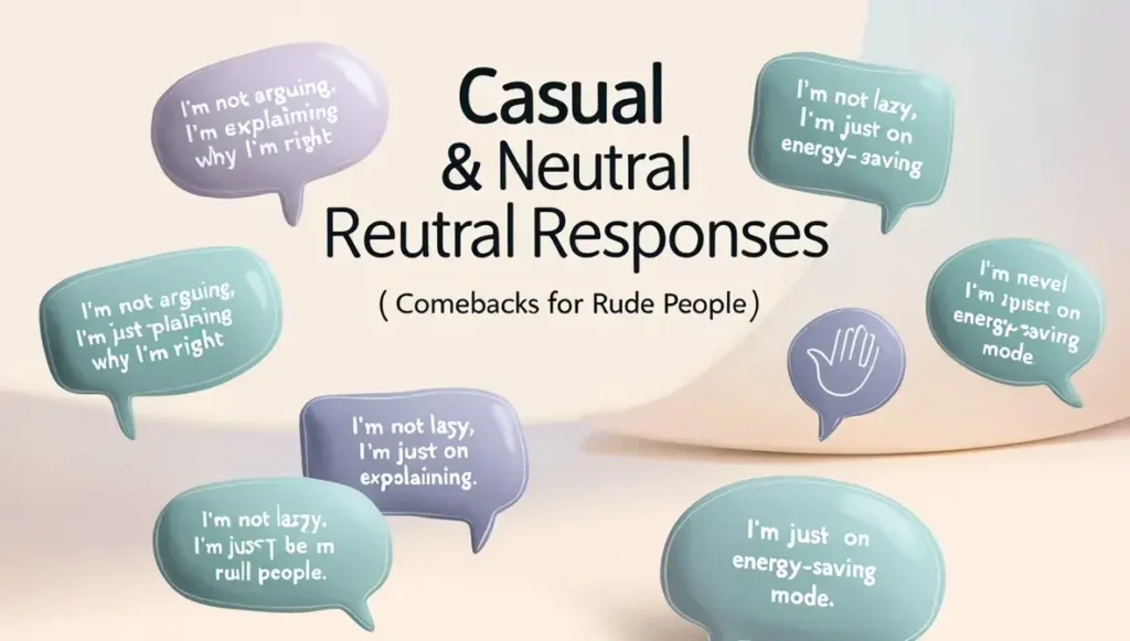 Casual & Neutral Responses