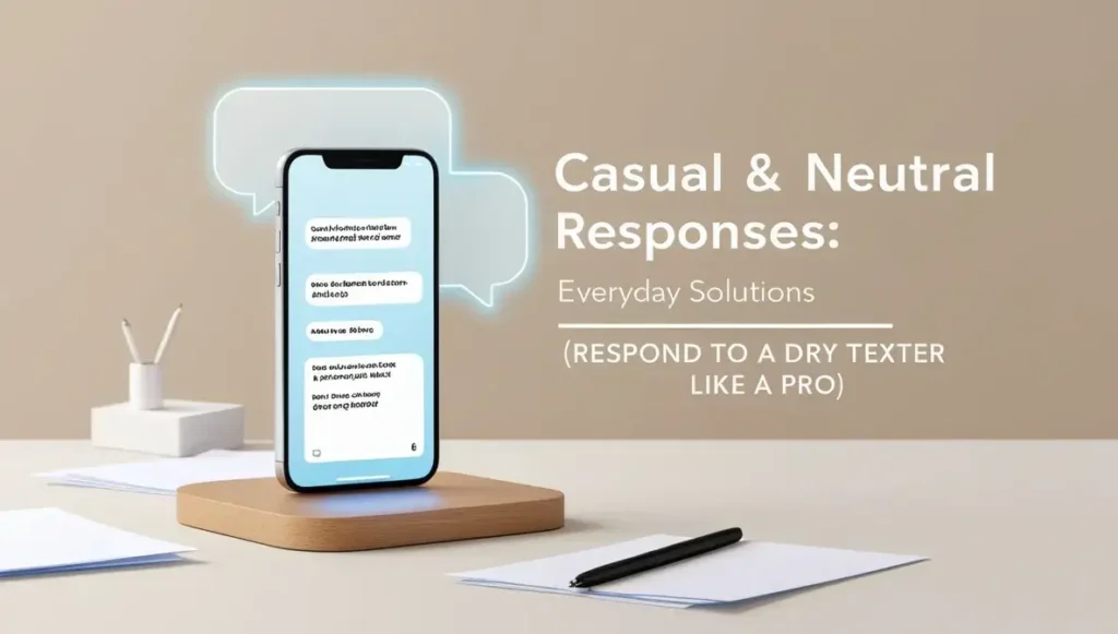 Casual & Neutral Responses: Everyday Solutions