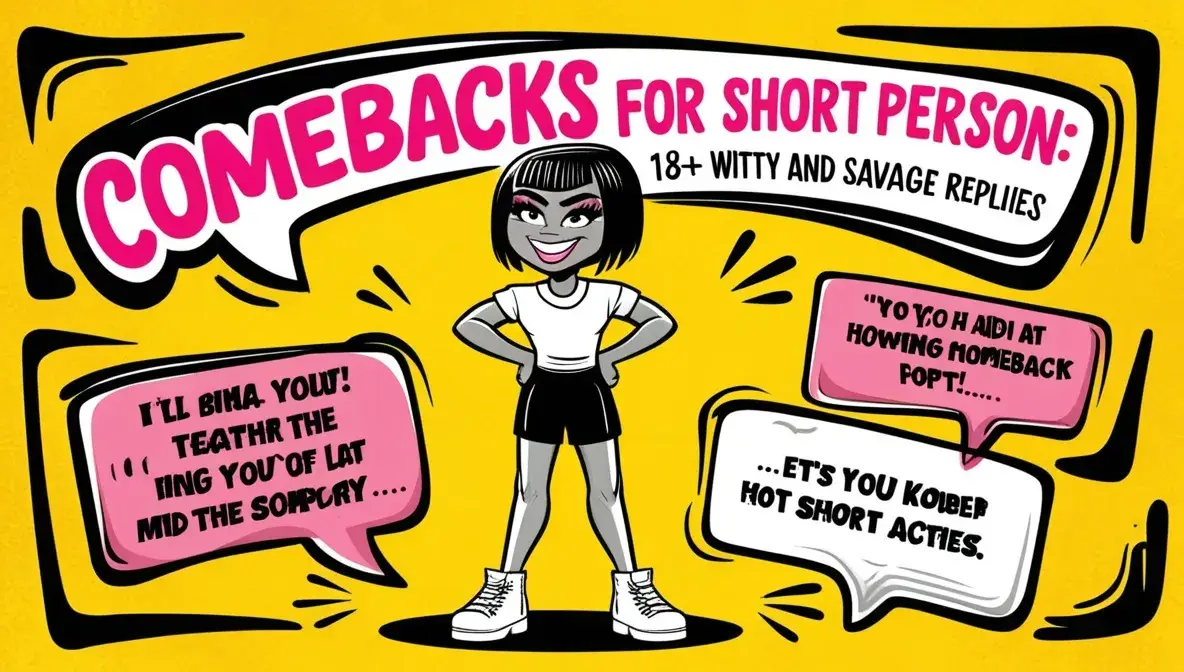 Comebacks For Short Person: 18+ Witty And Savage Replies