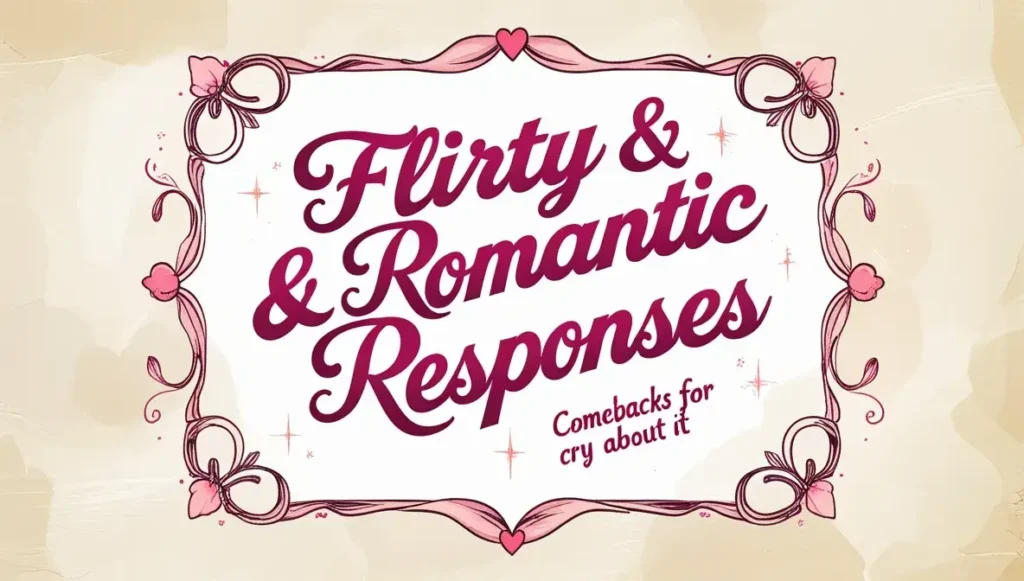 Flirty & Romantic Responses