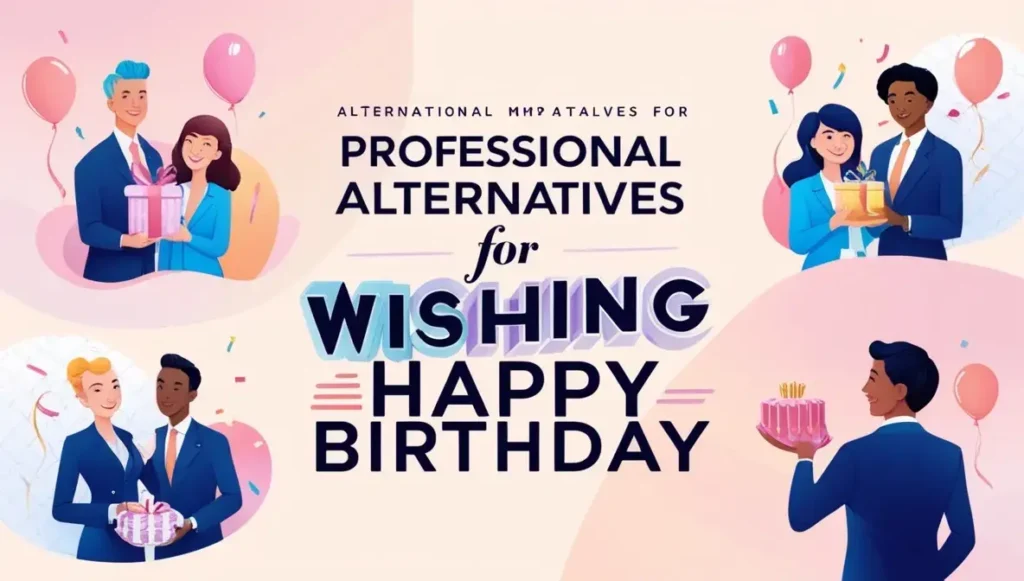 Professional Alternatives for Wishing Happy Birthday