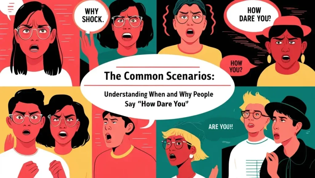 The Common Scenarios: Understanding When and Why People Say "How Dare You"