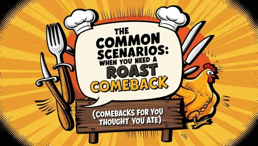 The Common Scenarios: When You Need a Roast Comeback