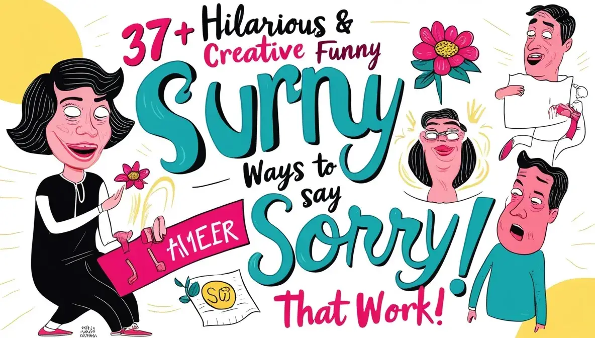 37+ Hilarious & Creative Funny Ways to Say Sorry That Work!