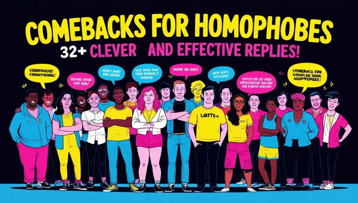 Comebacks for Homophobes: 32+ Clever and Effective Replies!