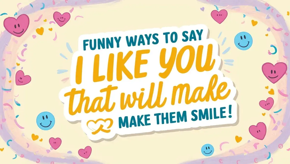 Funny Ways to Say I Like You That Will Make Them Smile!