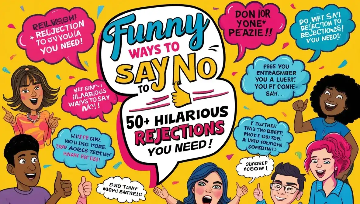 Funny Ways to Say No: 50+ Hilarious Rejections You Need!