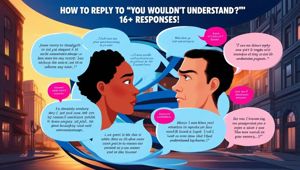 How to Reply to You Wouldn’t Understand? 16+ Responses!