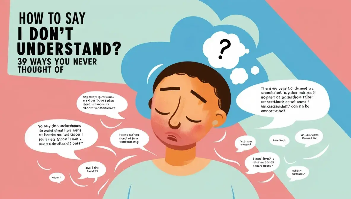 How to Say I Don’t Understand? 39 Ways You Never Thought Of