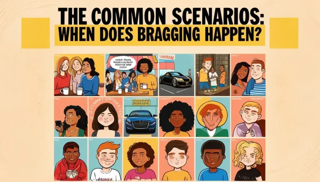 The Common Scenarios: When Does Bragging Happen?