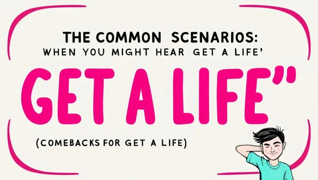 The Common Scenarios: When You Might Hear "Get a Life"