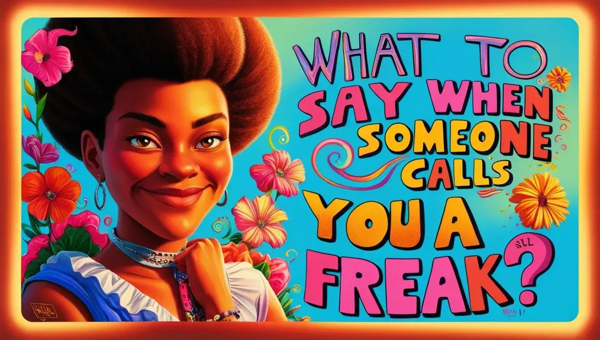 What To Say When Someone Calls You A Freak?